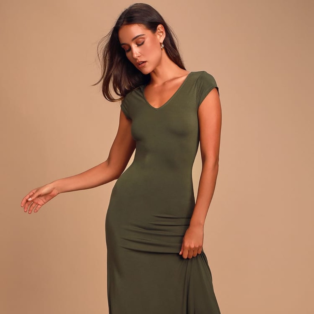 Short Sleeve Maxi Dress